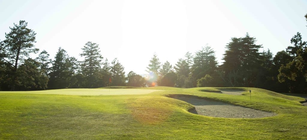 Photograph of DeLaveaga Golf Course.