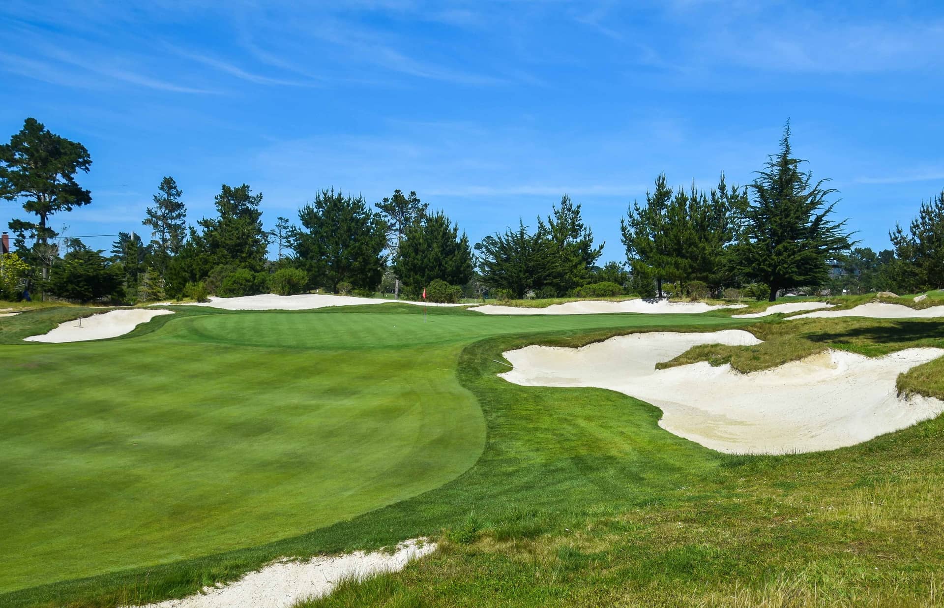Oceanfront hole on the Mike Strantz-redesigned Shore Course at Monterey Peninsula Country Club, Pebble Beach, CA. Photograph by Patrick "PJ" Koenig (pjkoenig.com).