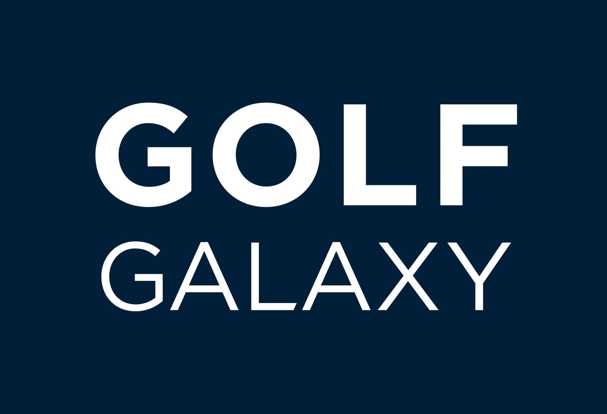 Golf Galaxy golf retail store branding, San Jose, California