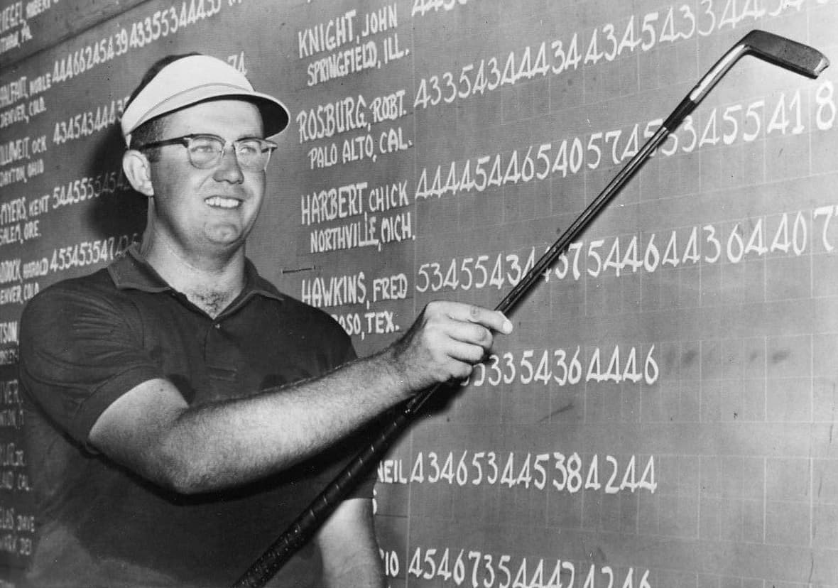 Bob Rosburg in 1956, three years before his PGA Championship victory.