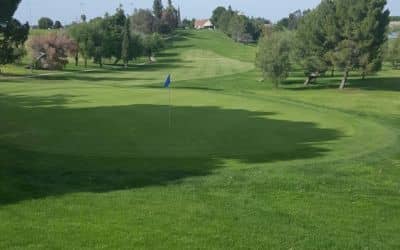 Tree-lined fairway at Lone Tree Golf & Event Center, Antioch, CA, set below Mount Diablo. Photo credit: Courtesy of Lone Tree Golf & Event Center (lonetreegolfcourse.com).