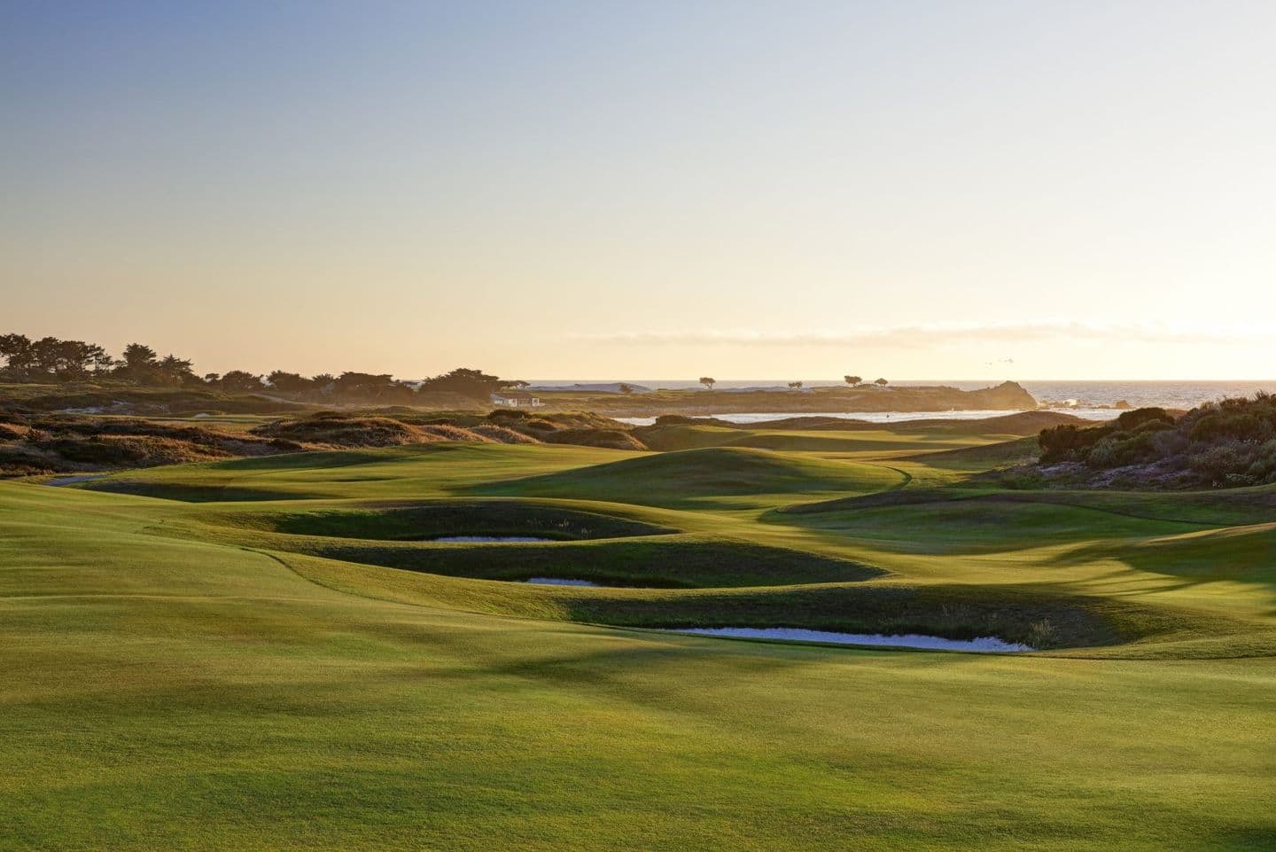 The Links at Spanish Bay, Pebble Beach, CA - Scottish-style links hole set among restored dunes along the Pacific. Photo courtesy of GolfPass.