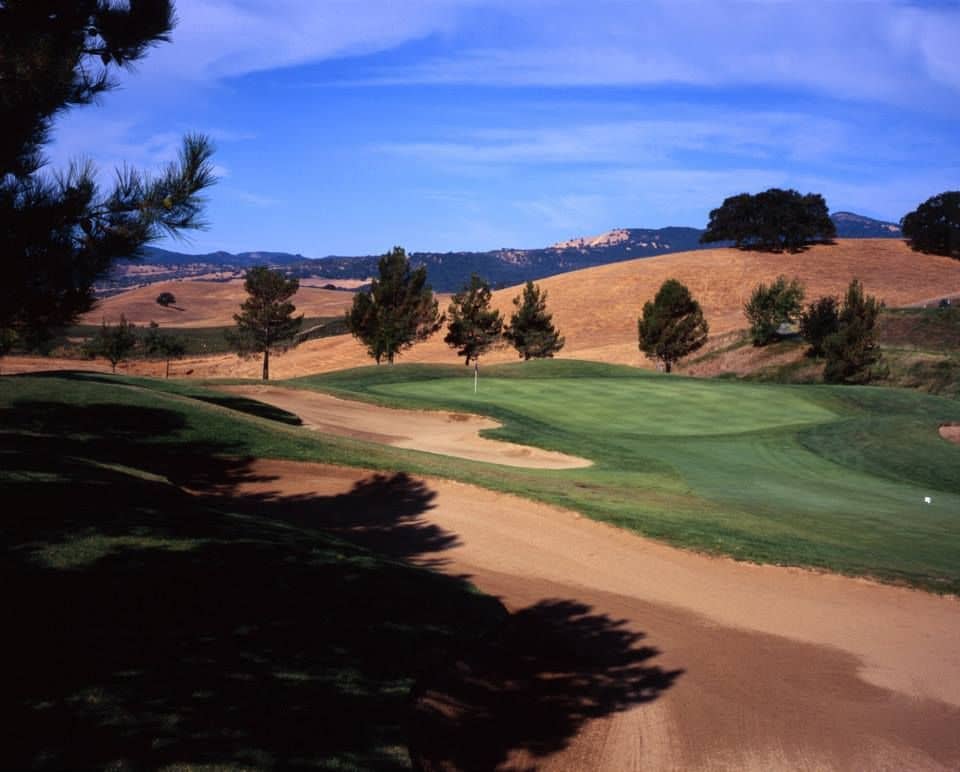 View of the green at the 3rd hole, Rancho Solano Golf Course, Fairfield, California. Photo credit: Rancho Solano Golf Course, via GolfPass.